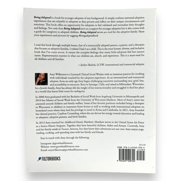 Being Adopted by Amy Wilkerson, LCSW - Kids Book & Caregiver Guide (Paperback) - Picture 3 of 12